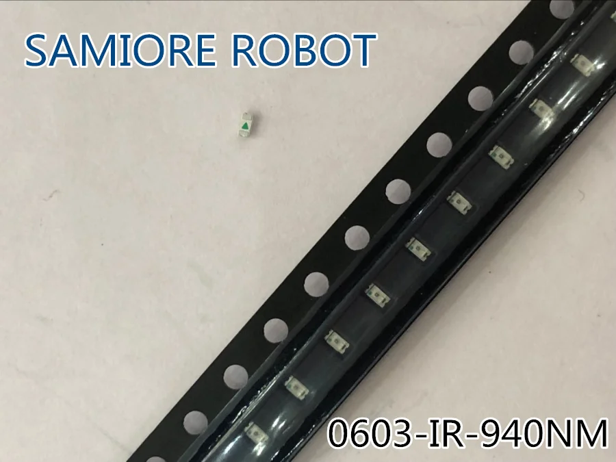 1000ks 0603 1608 1,6*0,8*0,6 mm 940nm SMD Infračervená lampa IR LED LED 1,3-1,5V 18-20MW Svetlé koráliky Veľkoobchod