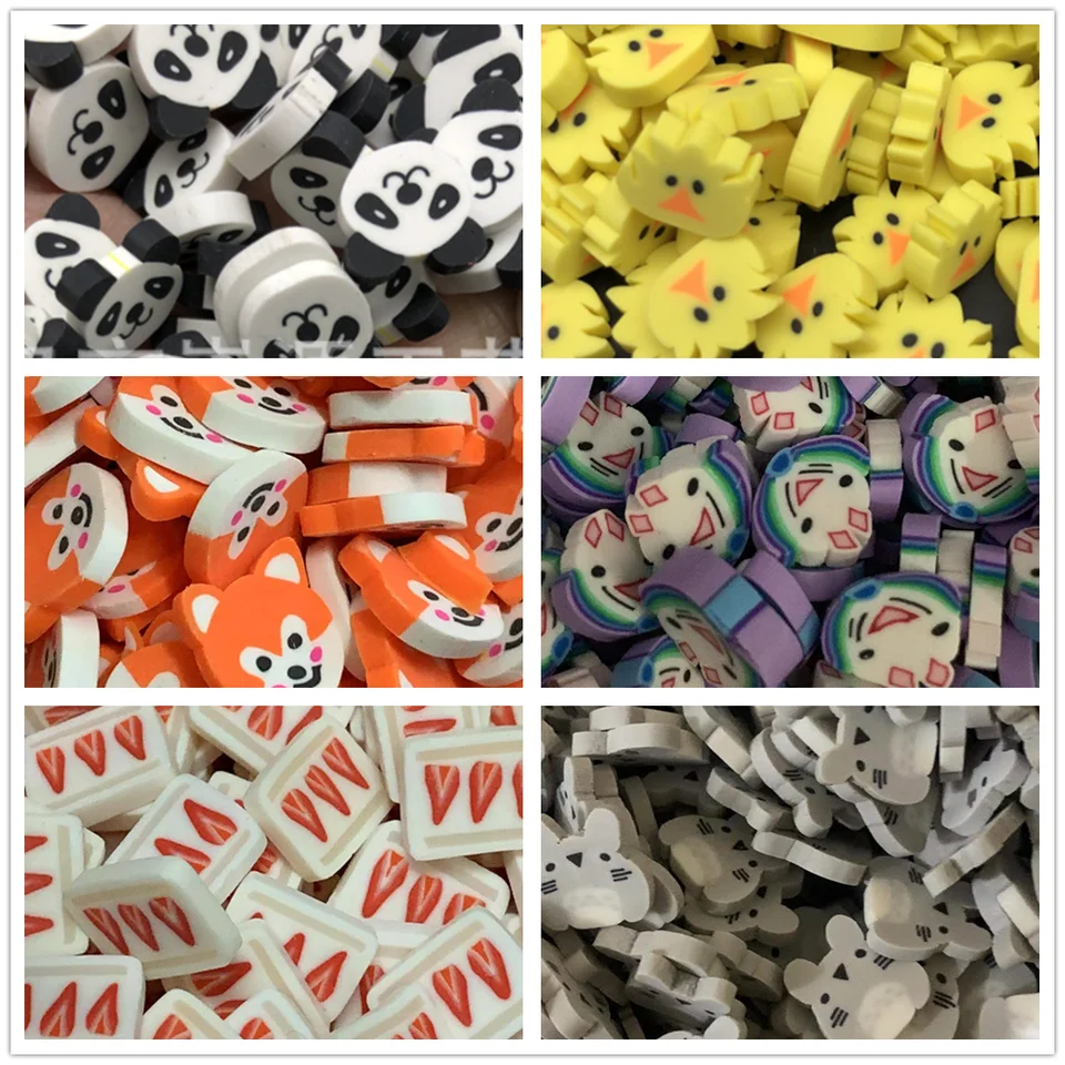 100G karikatúra panda kuracie plátky polymérne horúce hlinené posypanie pre remeslá pre domácich majstrov