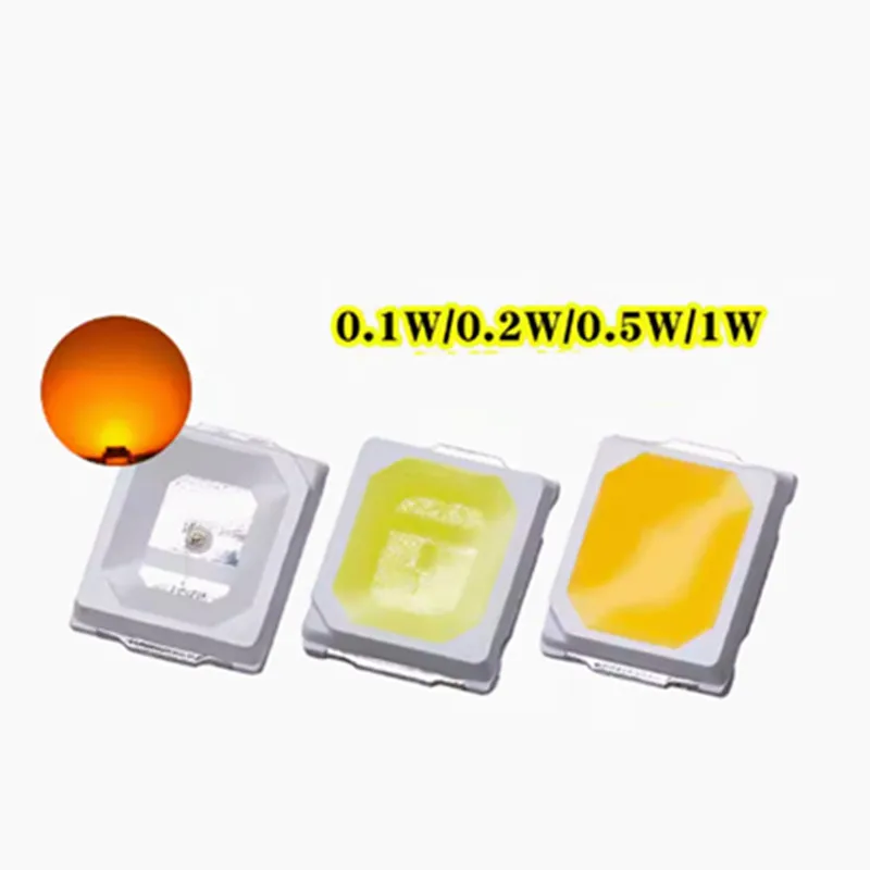 100ks 0,1 W 0,2 W 0,5 W 1W 2835 SMD LED, čisto biela, teplá biela, prirodzená biela, chladná biela, lampa guľôčok