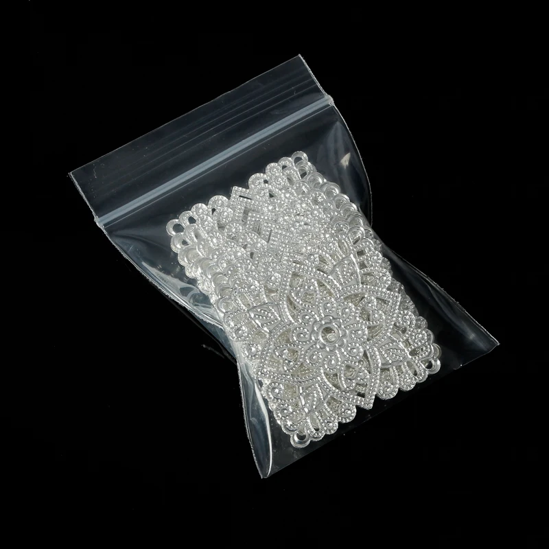 100ks 12 Drôt Priehľadné samovzovlatky zips Zips Zamknuté plastové vrecká Čisté vrecká na zips pre šperky balenie 4x6/5x7/6x8/7x10cm