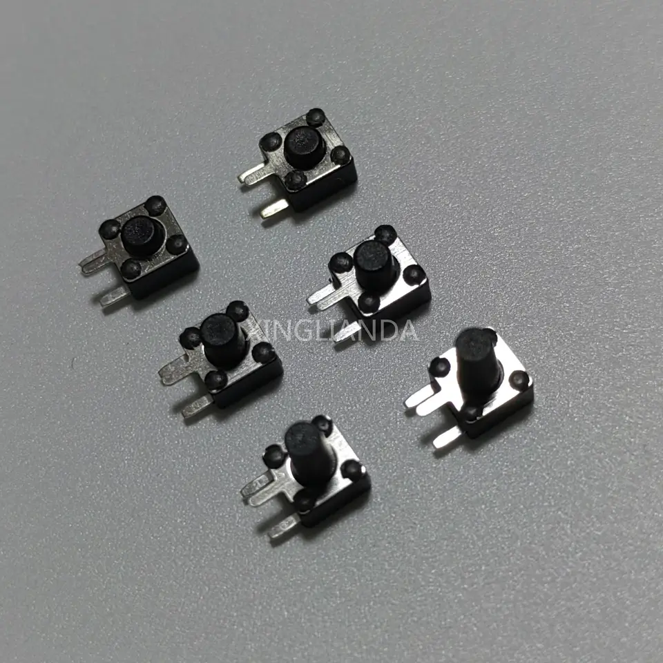 100ks 4,5*4,5 mm panelové panelové PCB PCB Musty Toy Switch Strana 3 PIN 4,5 x 4,5 x 3,8/4,5/5/6/7 mm