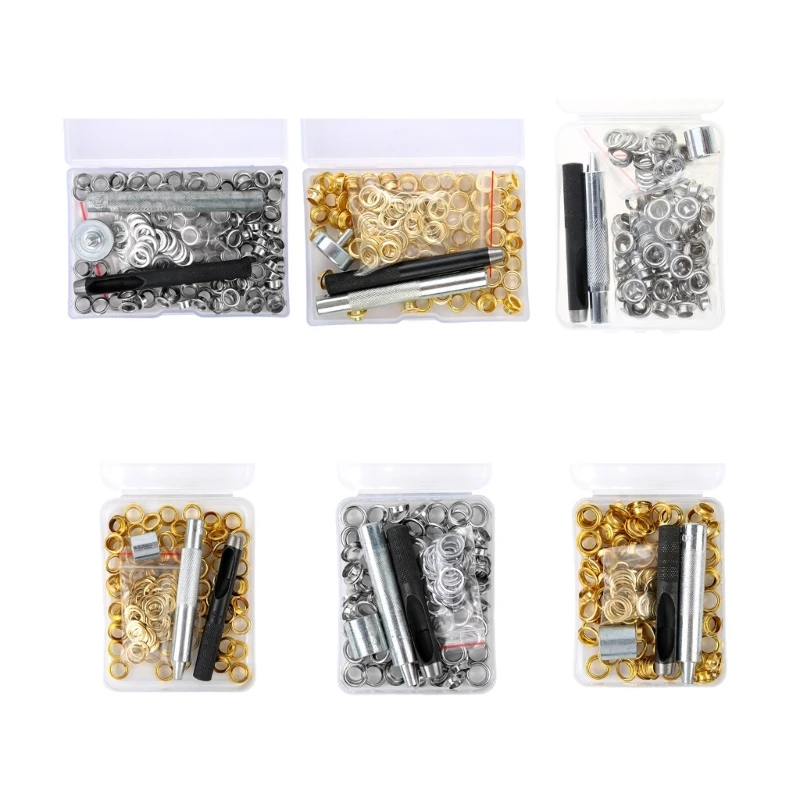 100ks 6 mm/8 mm/10 mm súpravy na priechodky Grommet Set s inštalačnými súprav