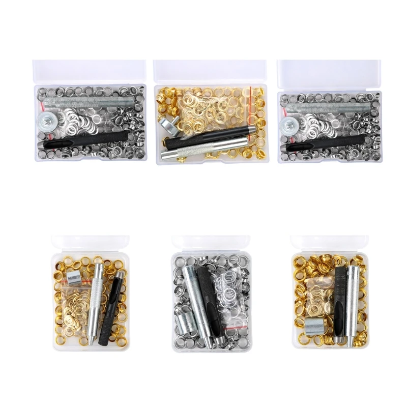 100ks 6 mm/8 mm/10 mm súpravy na priechodky Grommet Set s inštalačnými súprav