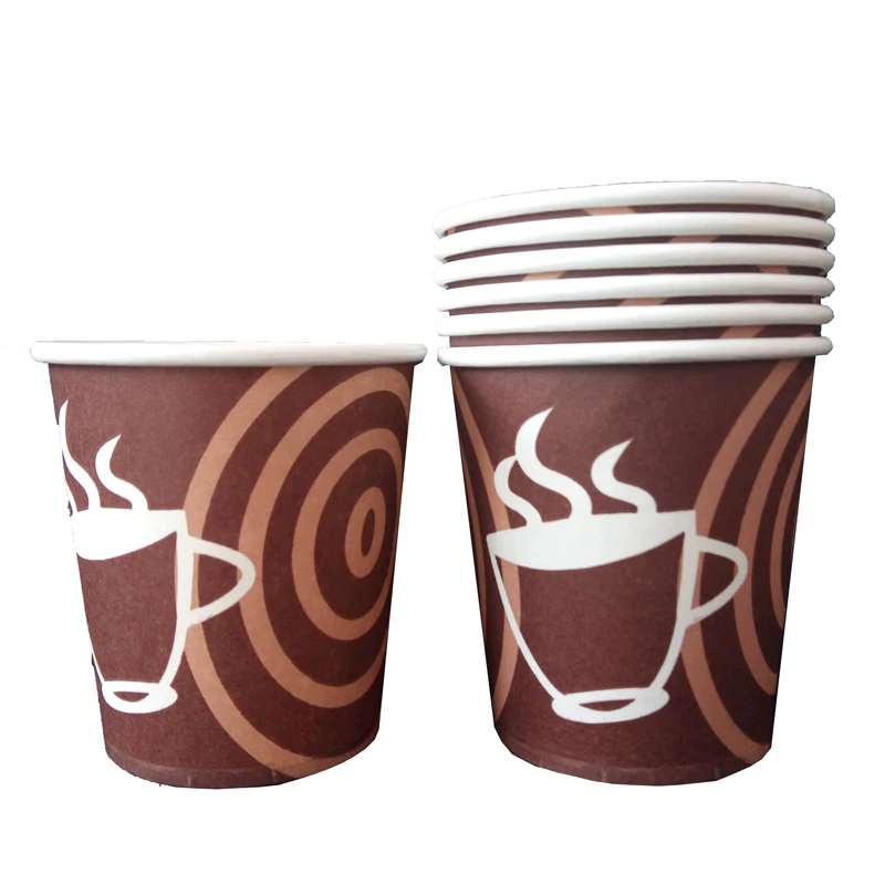 100ks/balenie 6oz 150 ml jednorazového papiera šálka kancelárskych šálok kávu Papier Pál