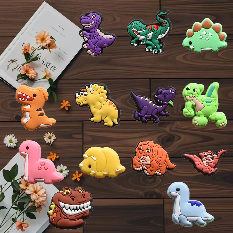 100ks hromadné kúzla topánok pre kroky doplnky Allosaurus topánky kúzlo pre dekorácie krokov kolíky Men Jeans Woman Clogs Clips