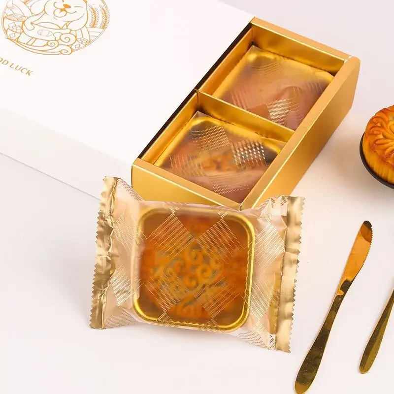 100ks Mooncake Priehľadné plastové tesnenie stroja pre vrecko na vaječný žĺtok lup