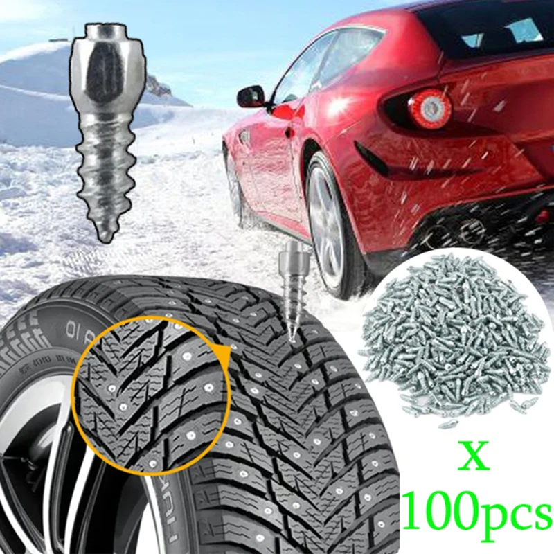 100ks motocyklové auto pneumatiky proti skĺzavým gombík