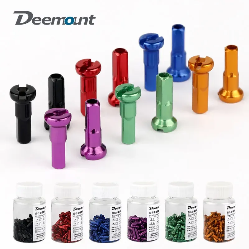 100ks na bicykli 2,0 mm spokované čiapky 14 g 14 mm 12 mm výška výšky hliníkovej zliatiny CNC CNC-anodizované čiapky MTB MTB