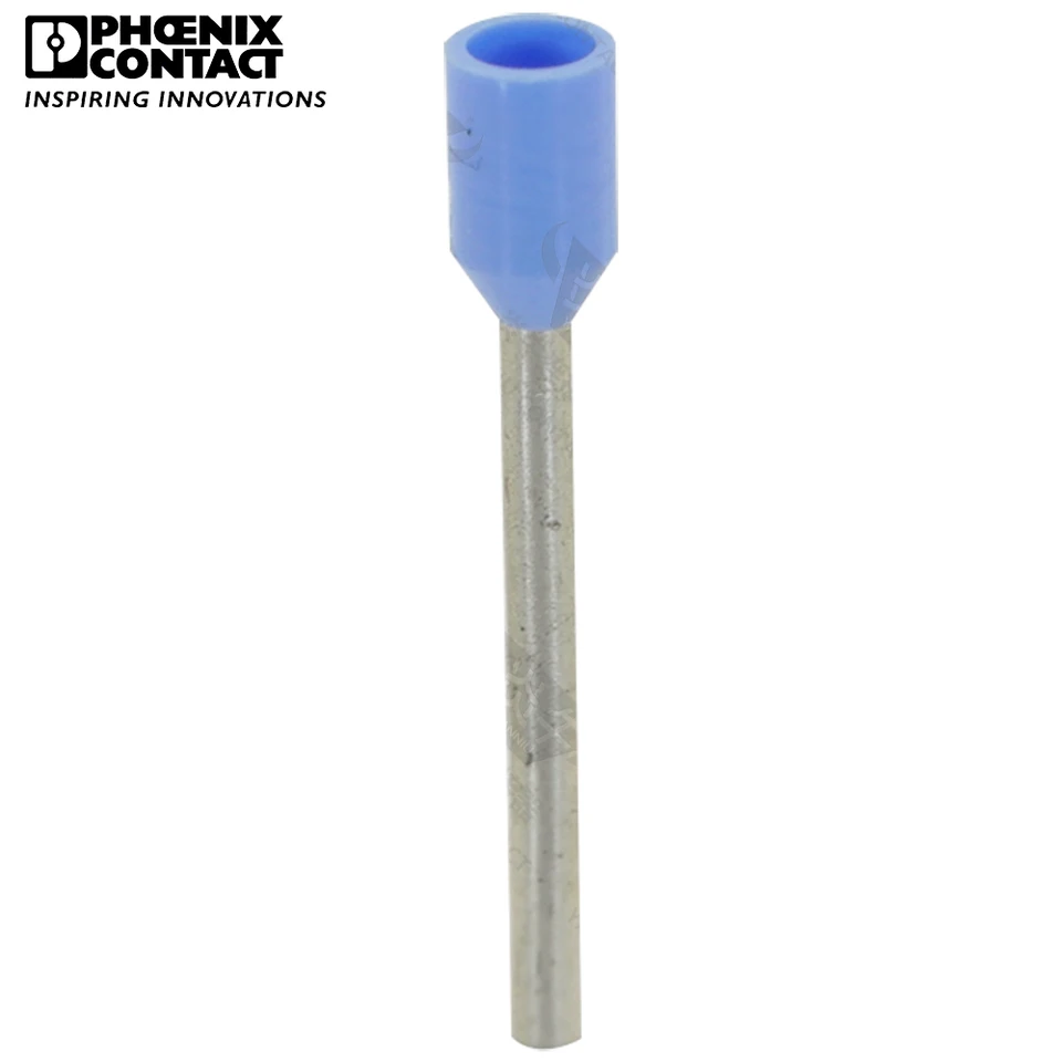 100ks Originálny originálny Phoenix kontaktný konektor Ferrules AI 0,25-12 BU 3200632 Dĺžka rukávu: 12 mm prierez 0,14 m²