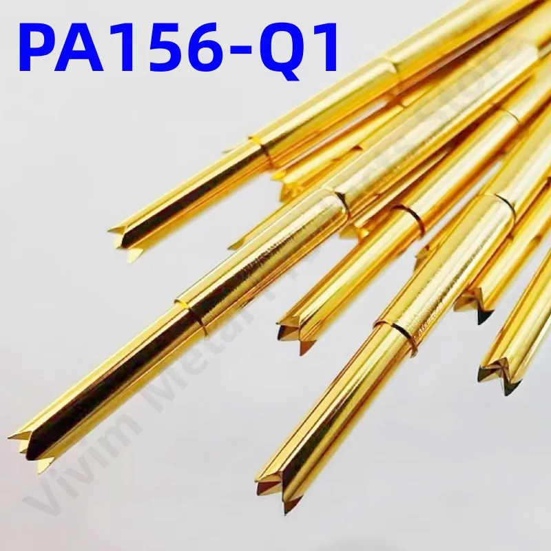 100ks PA156-Q1 Spring Test sondy PA156-Q Test Pin P156-Q1 POGO PIN PCB 34 mm dia 2,36 mm rovné 4 pazúry dia 2,1 mm p156-q