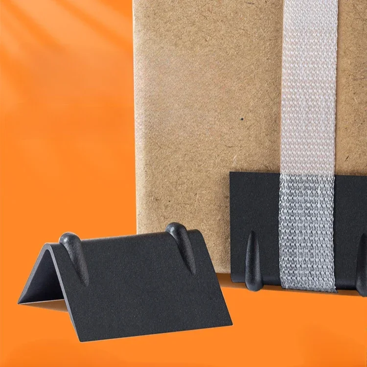 100ks pevná hrana L v tvare rohového chráneného nábytku proti kolegu na ochranu rohu Kartón Bundling Anti Slip Lock pracka