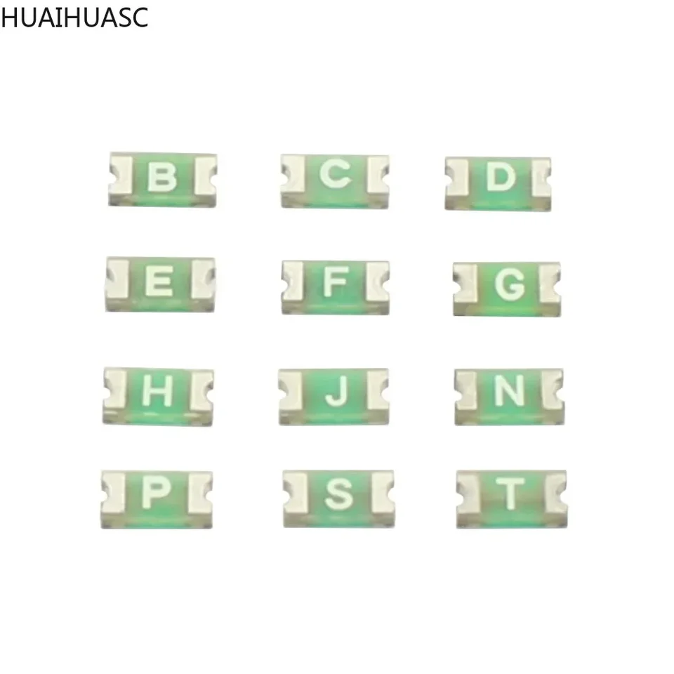 100ks SMD 1206 3216 Poistky 0,125a 0,2A 0,25A 0,375A 0,5A 0,75A 1A 1,25A 2A 3A 4A 5A 32V 63V 125V 466 LF Veľmi rýchlo pôsobiaci úder