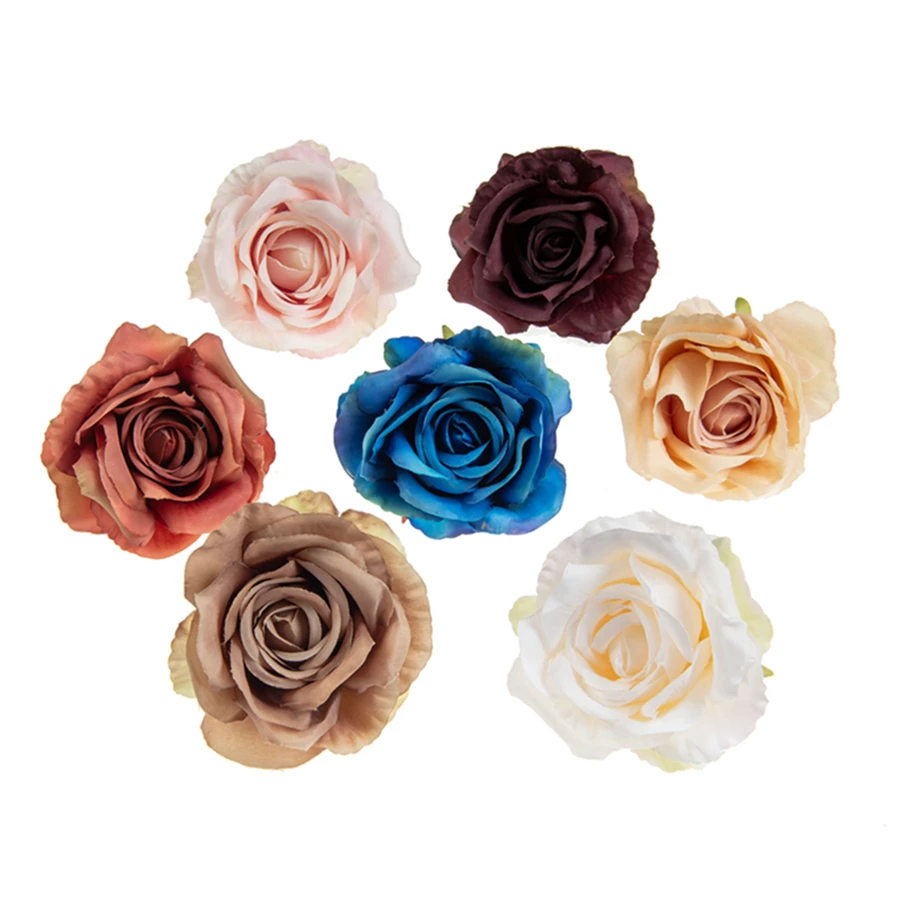 100ks umelé kvety hodváb Rose Scrapbook