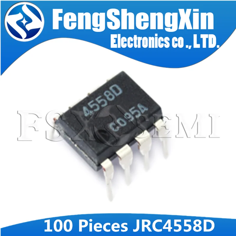 100ks/veľa JRC4558D DIP-8 NJM4558D 4558D DIP JRC4558 DIP8 DUAL Operational Amplifier IC