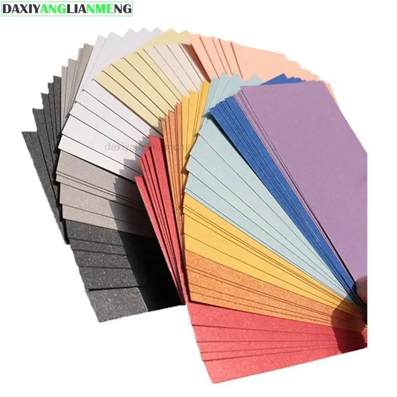 100ks/veľa rýchla preprava A6 10 cm x 15cm 22Colors Pearl Paper 250GSM DIY Svadobná strana Pozvánka na kartu s kartami