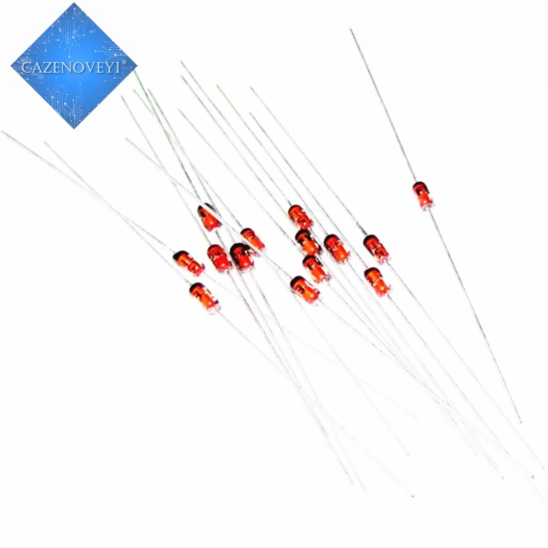 100ks/šarža BZX55C12 BZX55C15 BZX55C3V3 BZX55C3V6 BZX55C4V7 BZX55C5V1 BZX55C5V6 BZX55C9V1 BZX55 DO-35 ZENERA