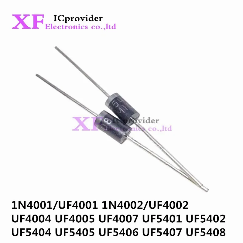 100pcs/lot uf4001 UF4002 UF4004 UF4005 UF4007 UF5401 UF5402 UF5404 UF5405 UF5406 UF5407 UF5408 ULTRA ROZHODNÉ ROZHODNUTIE DO-27