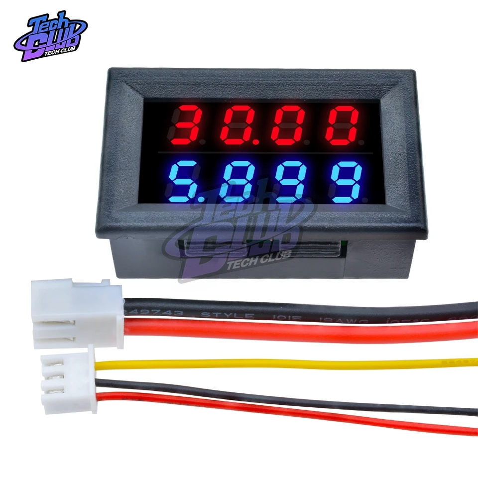 100V 200 V 50A 10A Digitálny voltmeter Ammeter Vysoký presný merací prístroj 5-písmeno 4-bitové 4-bitový merač prúdu napätia