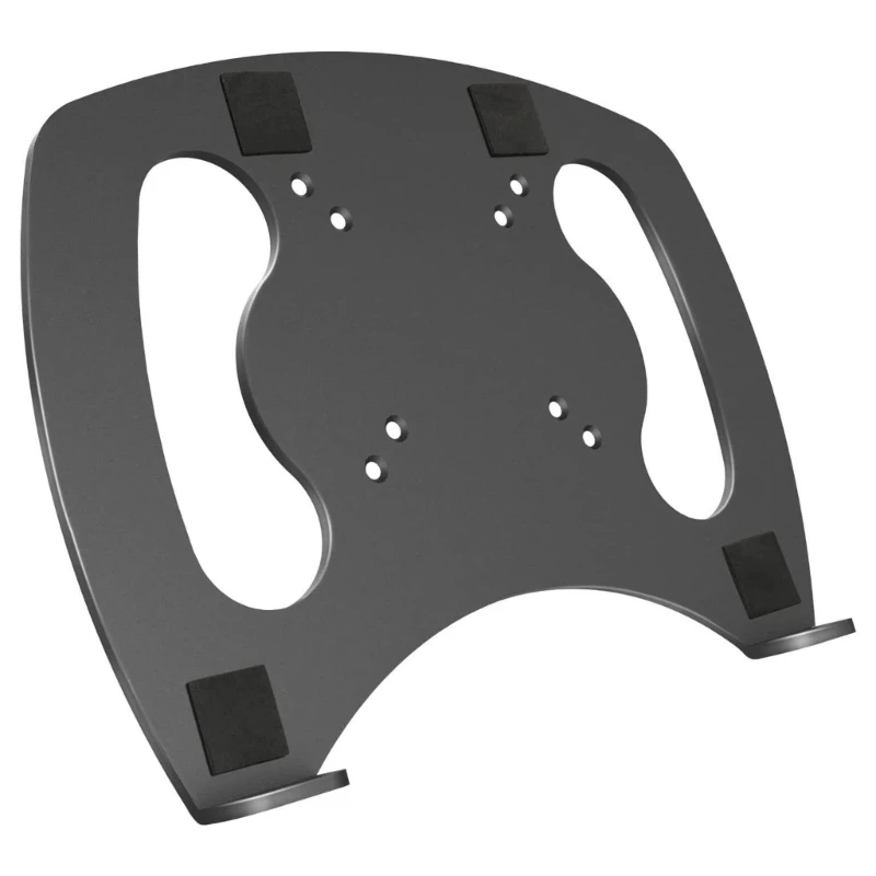 100x100 mm notebook Vesa Mount Tray, Ventednost notebook podnos, pripevnenie na držiak na notebook, upevnenie na notebook