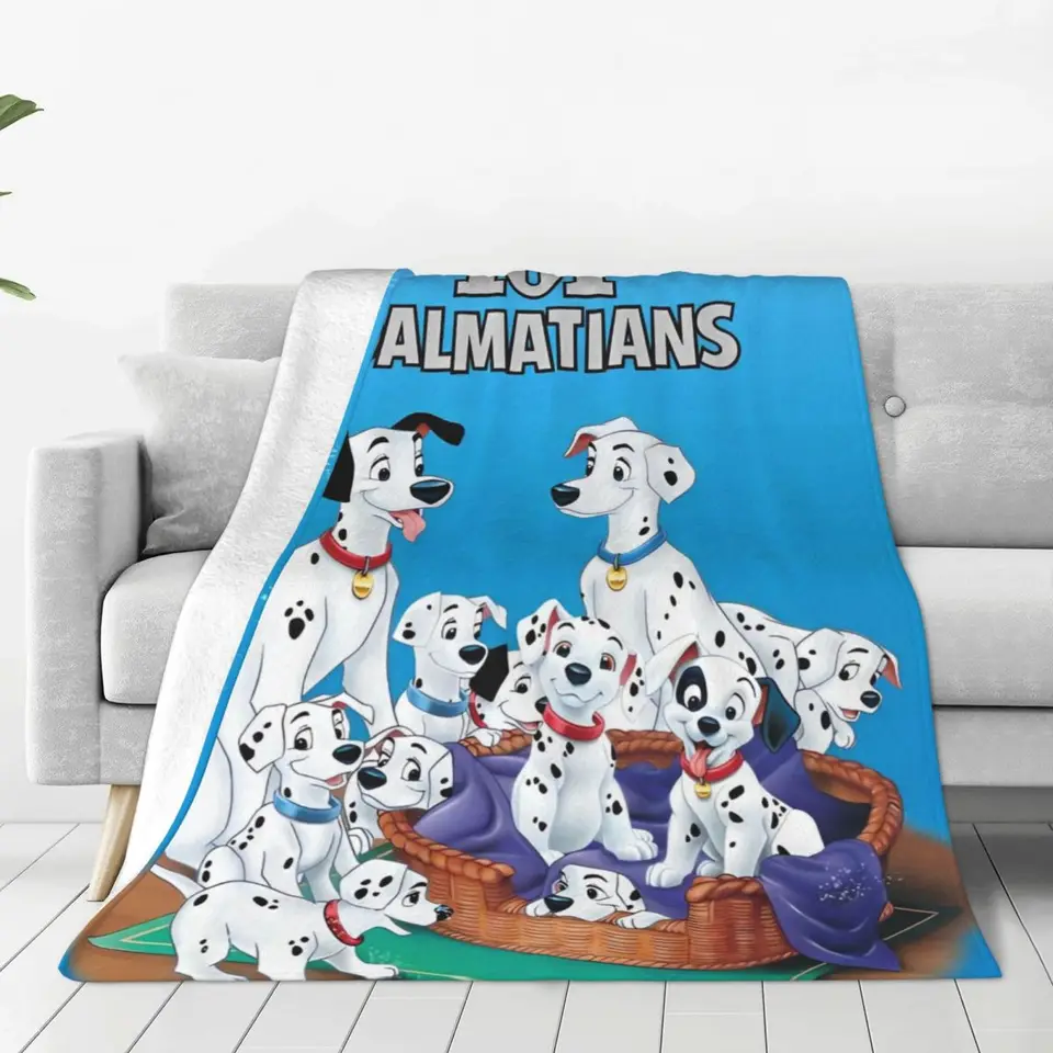 101 Dalmatians prikrývka teplý mäkký nadýchaný plyšový hod