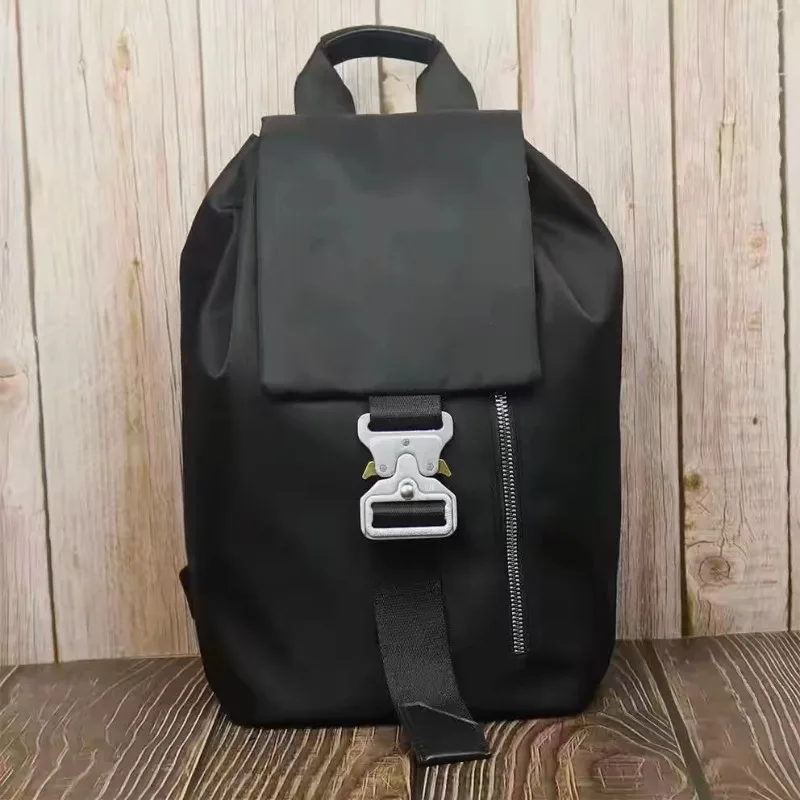 1017 Alyx Bag Metal Buckle 9sm Black Nylon Batoh High Street Classic Muž Woman Cascode Crossbody Bag