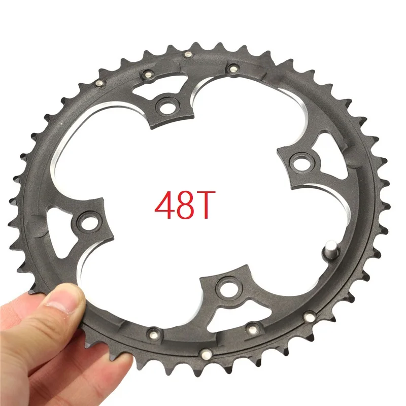 104BCD reťazce 48T 7/8/9 Speed ​​Crank Carbon Ocen Bike Crankset Ring Ring MTB Road Bike While pre Shimano SLX XT