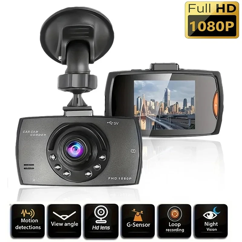 1080p Dash Cam pre autá Mini fotoaparáty automobil DVR Video rekordér predný fotoaparát pre vozidlo Čierna skrinka Nočné videnie automobilové doplnky