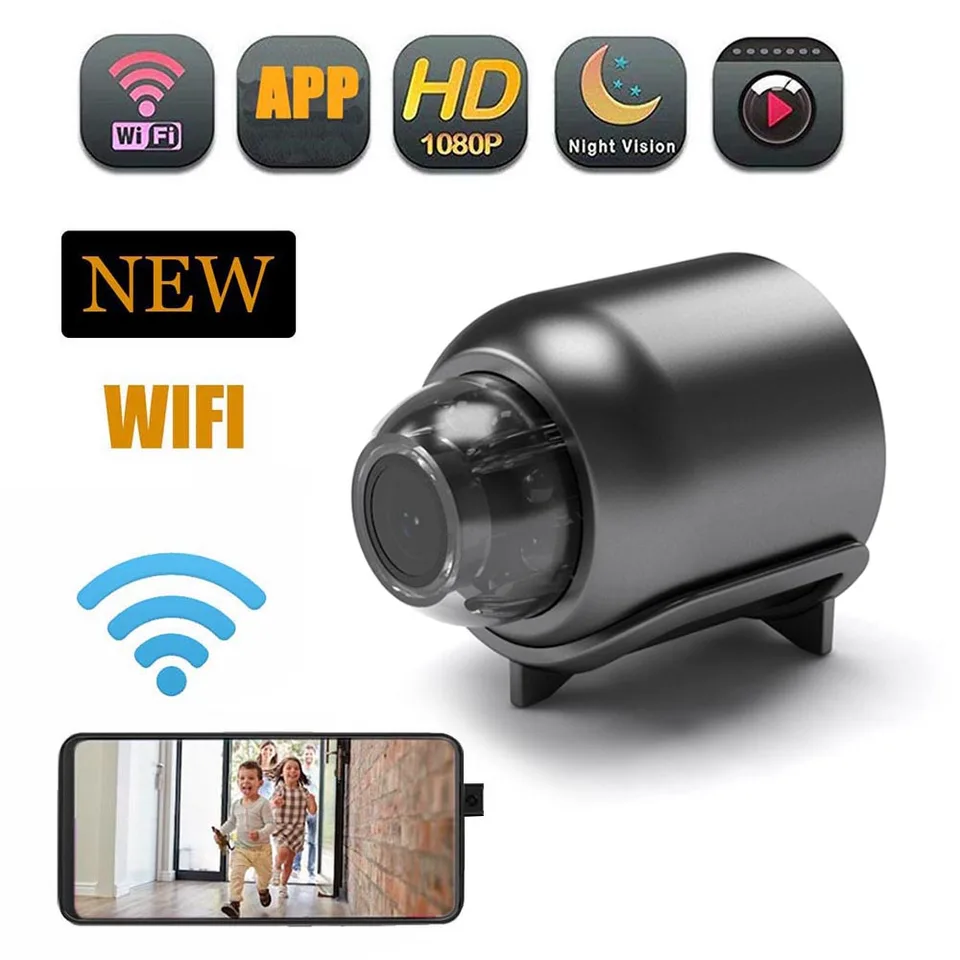 1080p HD Mini Camera WiFi IP Smart Home Indoor Night Vision AI Human Camera Audio Video Audio Video Wireless Security Camera Camera