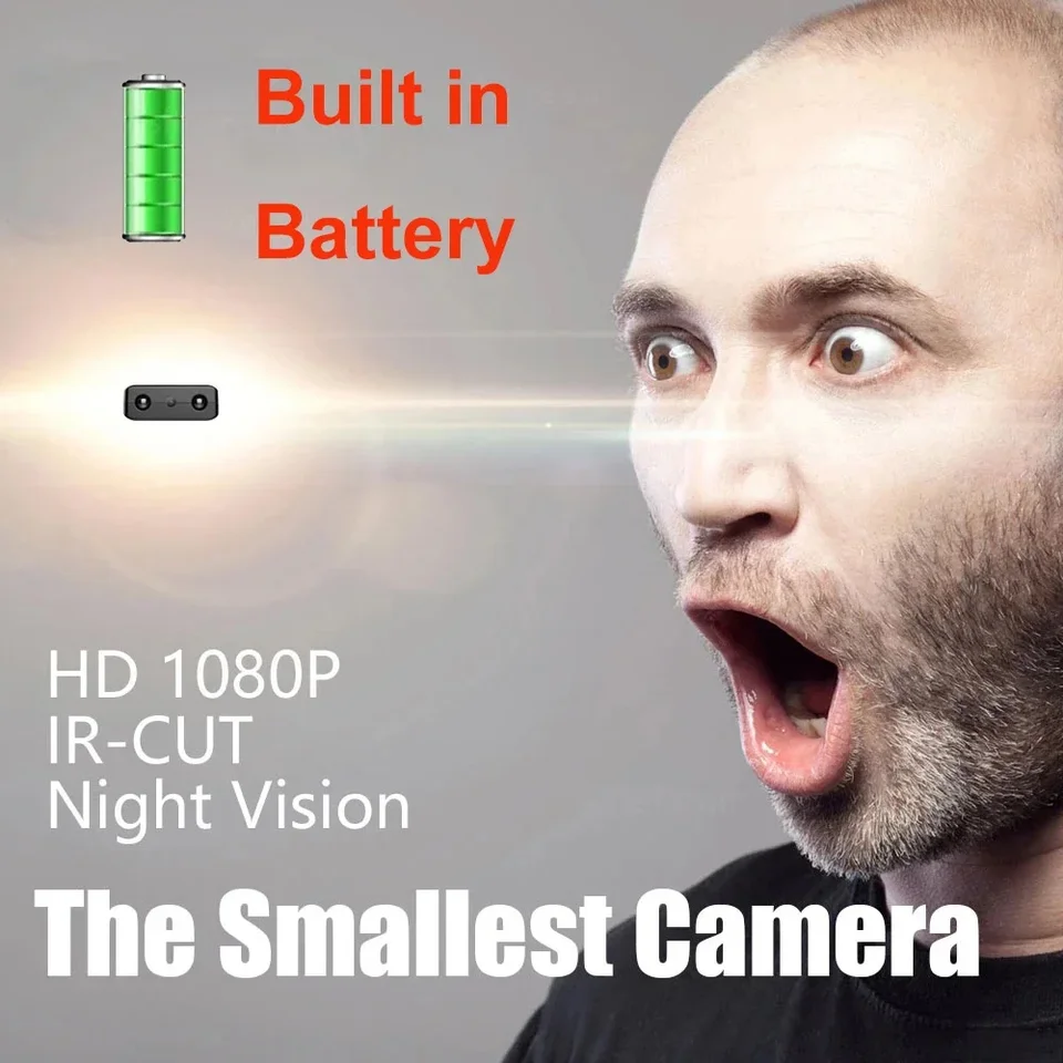 1080p HD Mini fotoaparát vstavaný domáci zabezpečenie batérie Malé Camcorde IR Night Vision DVR detekcia pohybu Video Recorder Espia Cam