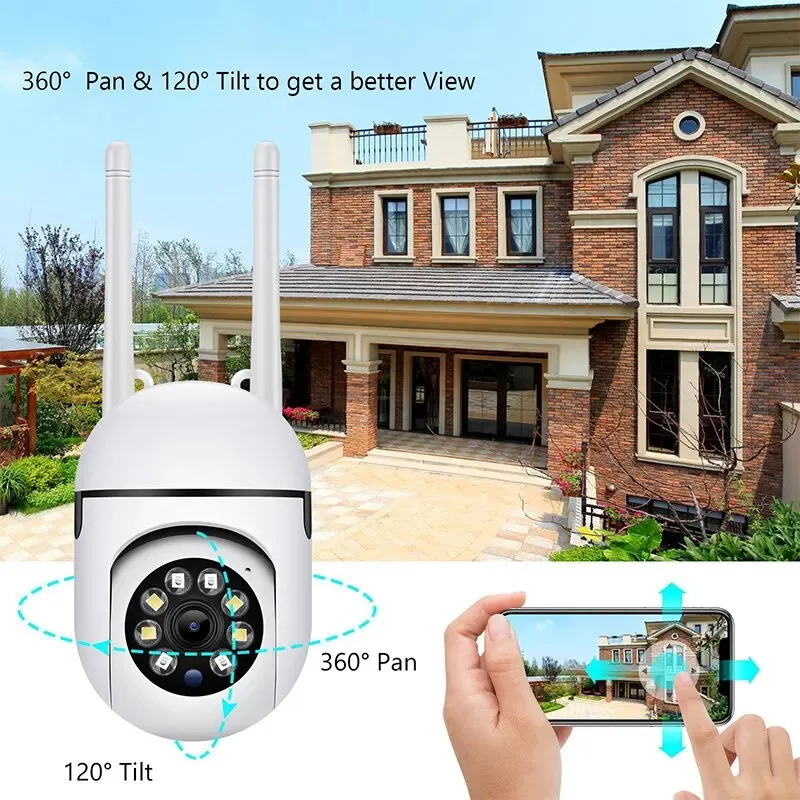 1080p HD PTZ 2.4G WiFi IP Camera Audio CCTV Sledovanie Cam cam Outdoor Night Vision bezdrôtová vodotesná bezpečnostná ochrana