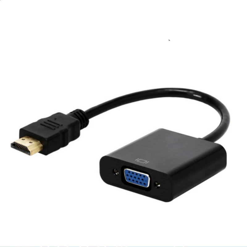 1080p HDMI kompatibilný s VGA Adapter Digital to Analog Converter Cable pre Xbox PS4 PC prenosný televízor televízneho skrinky do projektora HDTV