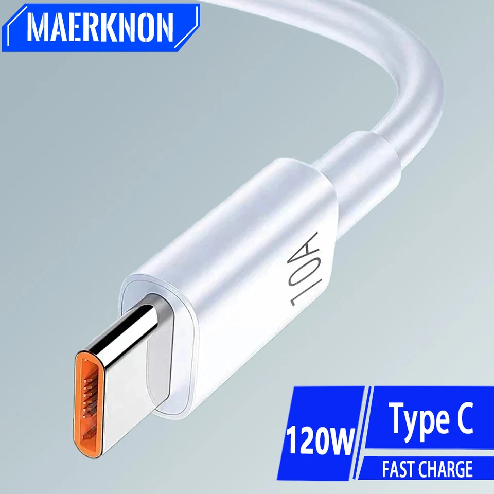 10A 120W kábel typu C Super rýchle nabíjacie nabíjačka USB kábel pre huawei mate 40 xiaomi samsung rýchly nabíjanie USB C Data kábel
