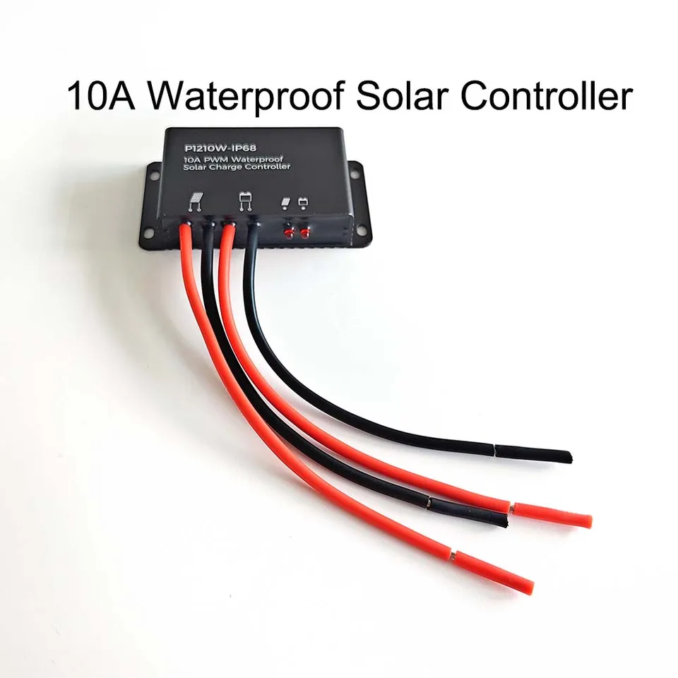 10A 12V vodotesný ovládač solárneho panela