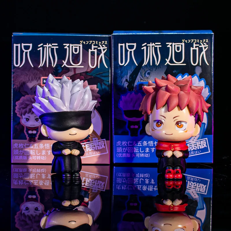 10cm q Verzia anime figúrky hračky anime jujutsu kaisen figurs yuji itadori gojo satori zbera