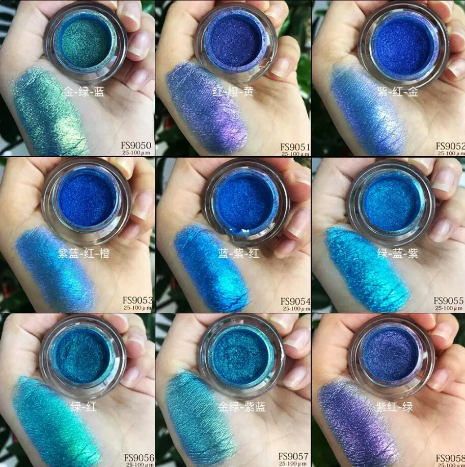 10G Blue Chameleon Glitter Powder DIY Epoxidová živicia pleseň farbiva Blue nechtový chrómový chrómový pigment Color Chameleon Blue Mica Prášok a*&