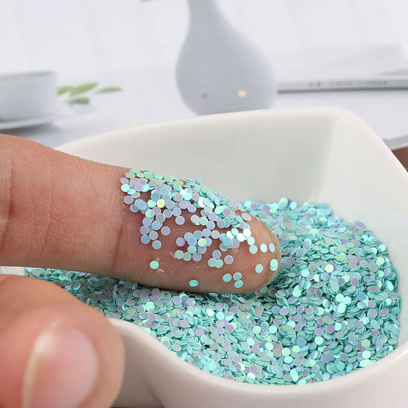 10g/šarža ultratrín 1-3 mm bodový tvar flit na nechty Art Glitters Mini Paillettes eo-priateľské domáce zvieratá dekorácie