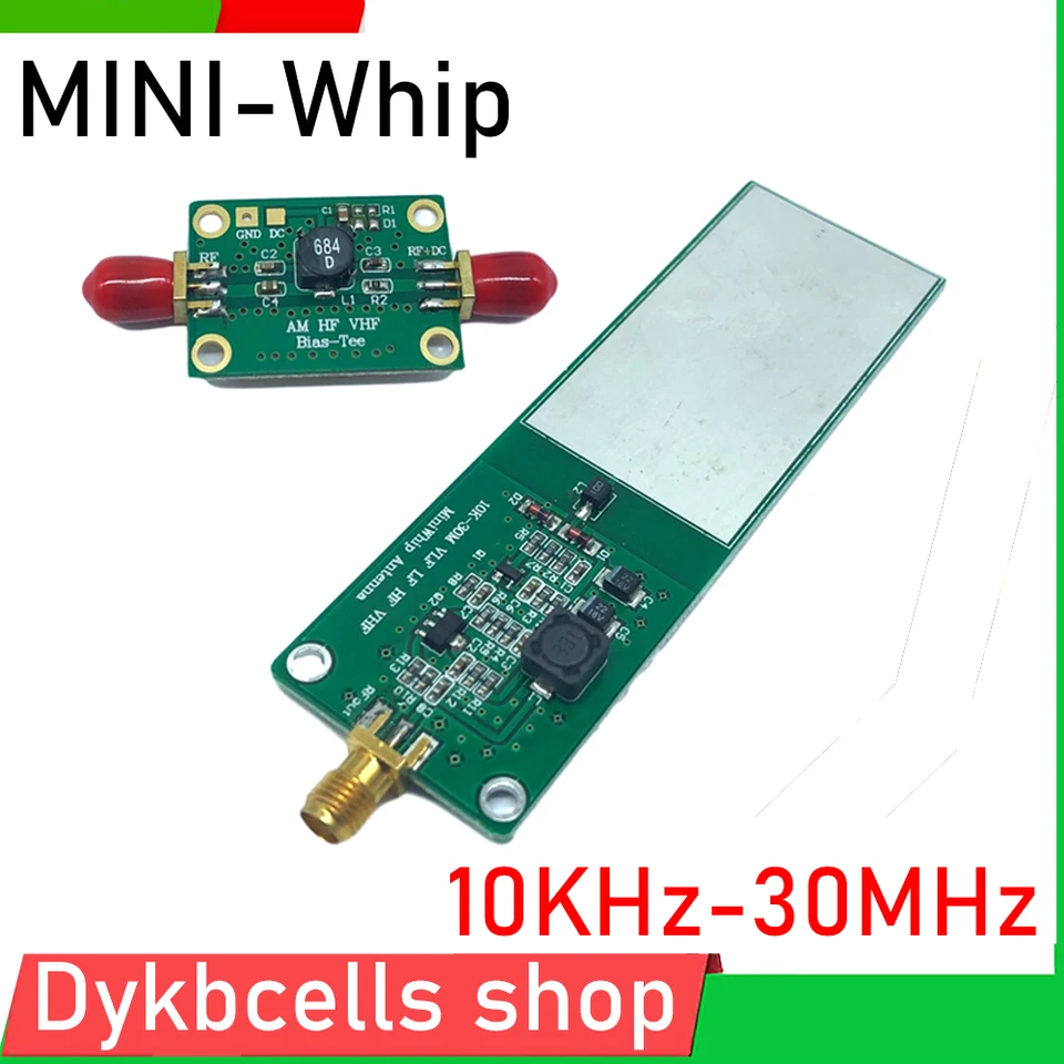 10KHz-30MHz Mini Whip Active Anténa Miniwhip ShortWave Anténa+AM HF VHF Offset Triplet, ShortWave RTL-SDR Radio Radio Radio Radio Radio Radio
