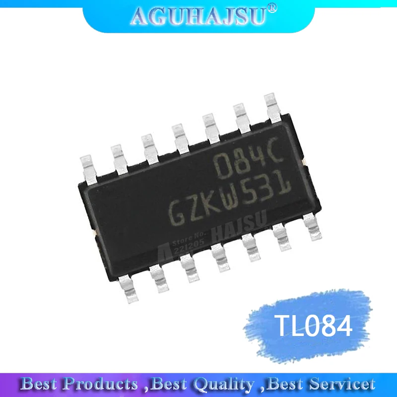 (10ks) 100% nový TL084CDT SOP14 TL084 SOP 084C SMD TL084CDR SOP-14 TL084C SMD TL062C TL064C TL072C TL074C TL082C TL084C TL494C