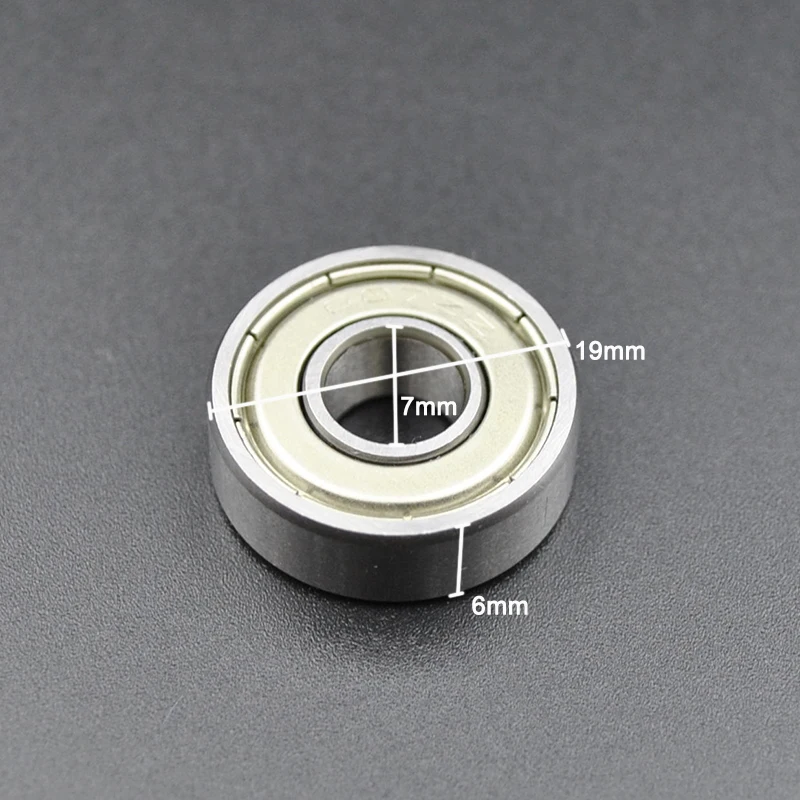 10ks/100ks 607zz 7*19*6 mm hlboké gultné ložisko 607 2z Zz ddu 2rs 7 mm otvor Chrome oceľ Miniatúrne ložiská
