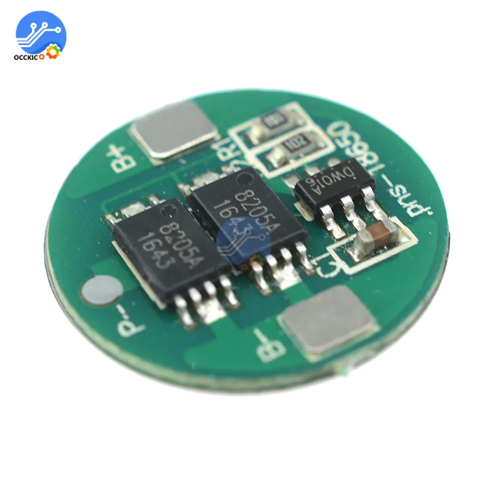 10ks 18650 Doska na ochranu batérií BMS Dual MOS Lithium 18650 BATTERSKÝ BANKOVÝ BANLANCE BALANCER nabíjačku chráni modul