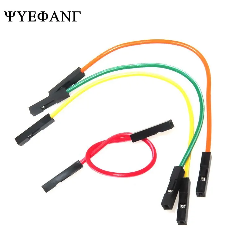 10ks 1p-1p 2,54 mm 10/20/30cm s dvojhlavým až ženským drôtom DuPont pre Arduino Jumper Cable 1p 24awg