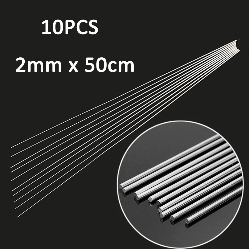 10ks 2 mm*500 mm nízkoteplotné hliník horčík strieborné zváracie tyče
