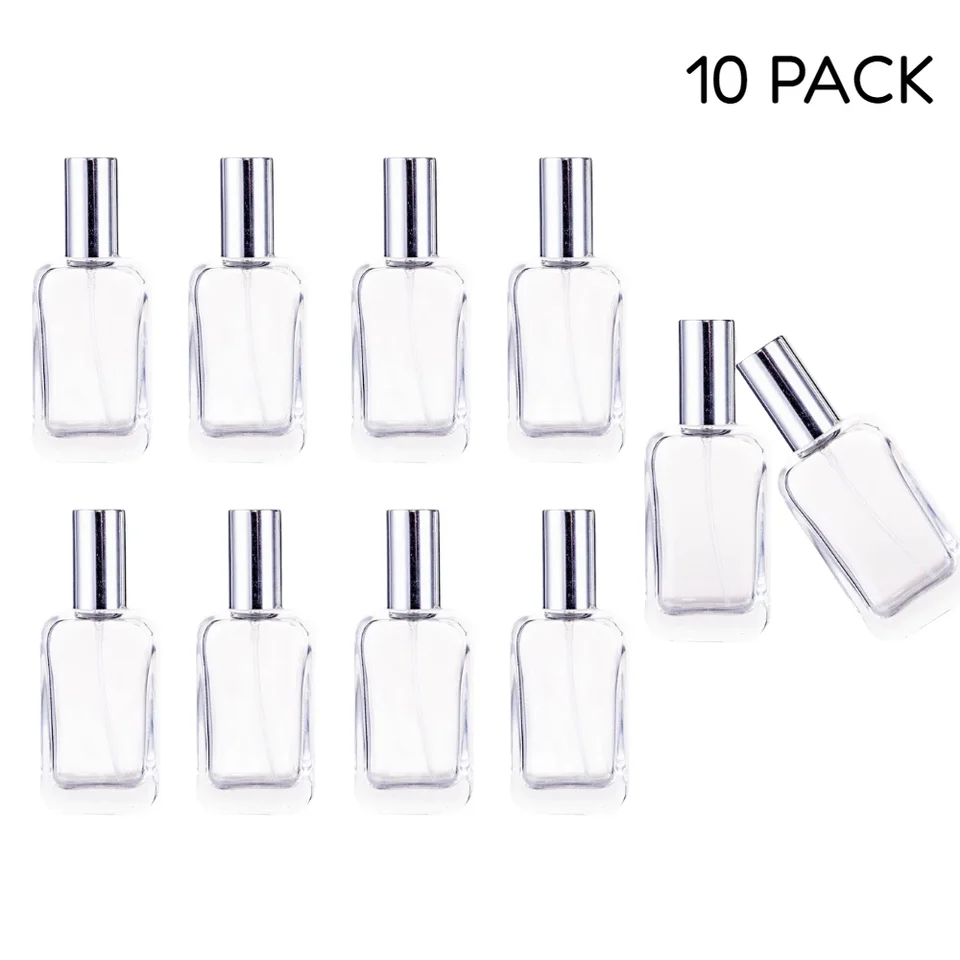 10ks 20/30/50 ml prázdne doplňovateľné parfumové sprejové fľaše Spray Lotion Cestovné fľaše sklenené fľaše na fľaše na parfumy.