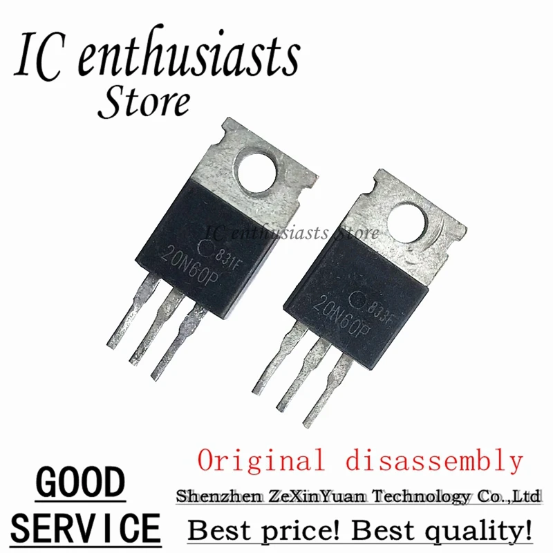 10ks 20n60p 20a 600V až 220 Originálne rozobratie