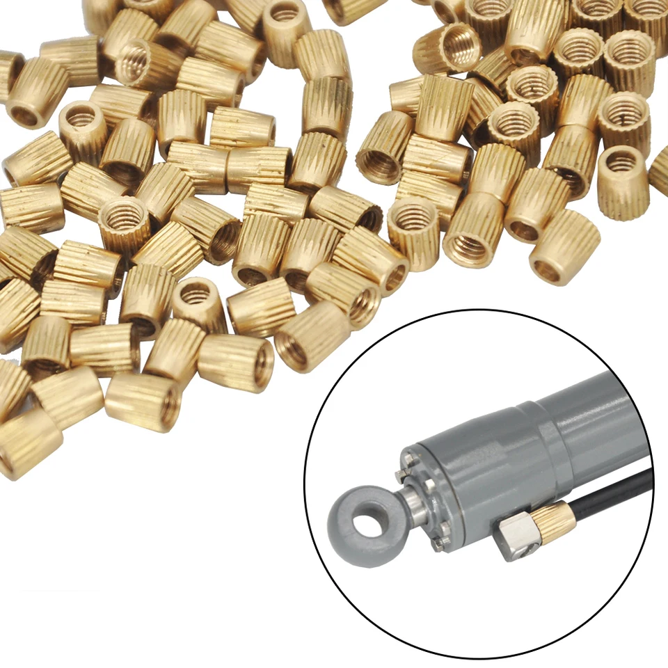 10ks 3 mm olejová dýza Fixné uzamknutie nylonových hadičiek medi s niťou pre RC Hydraulický rýpadlo Dvojitý model Model olejové potrubie