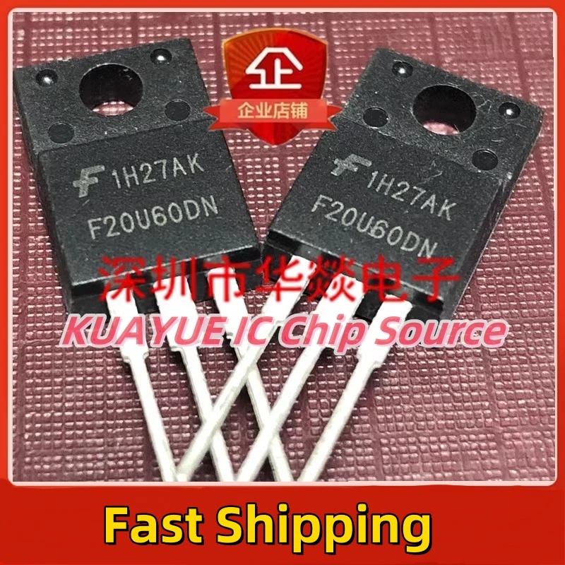 10ks-30pcs FFPF20U60DN F20U60DN TO-220F ZÁRUKA Kvalita rýchleho prepravy