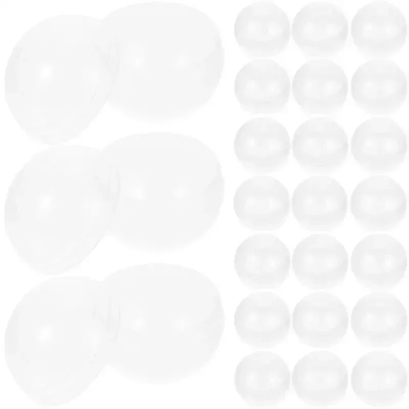10ks 35/60 mm v predaji Round Clear Prázdne kapsuly hračky Hrace Bulk Gumball Machine Prekvapenie lopty pre dodávky večierkov