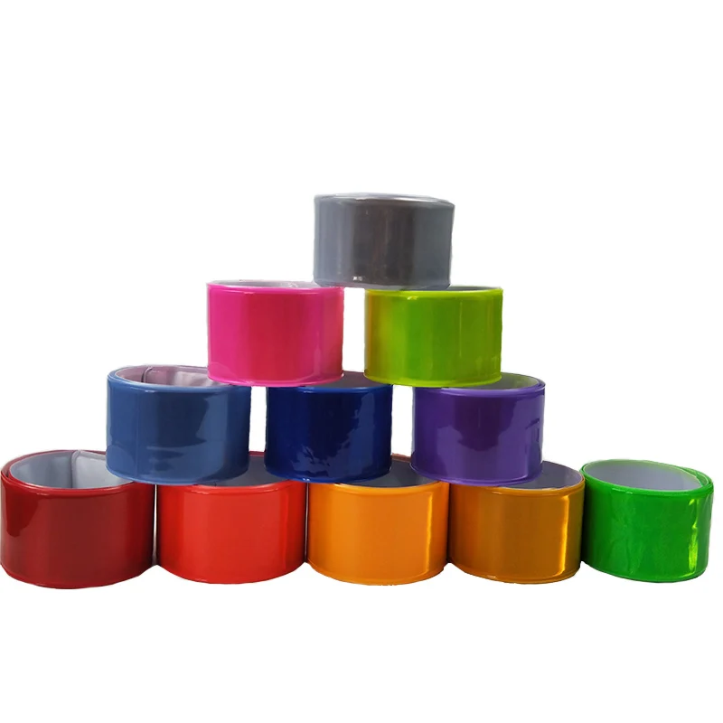 10ks 41 cm reflexné facky náramky Bracelets Bicycle Bink Pants Pants Slap Band Tape Prešlo na jazdu na jazdnej bezpečnostnej viditeľnosti