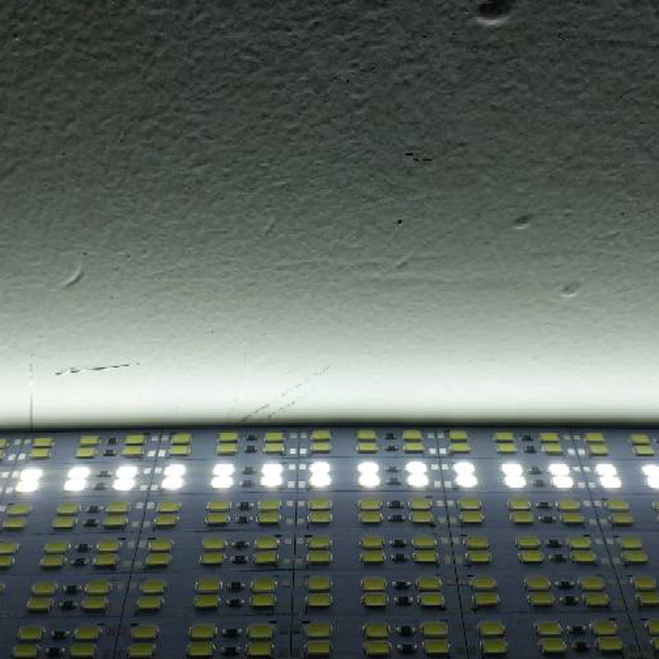 10ks*50 cm DC 12V 24V SMD 5730 5630 LED TRIDID TRIGID PRIP BAR SVETLO WHRATNÉ ZÁVERENÉ BIELA ​​144LED/M