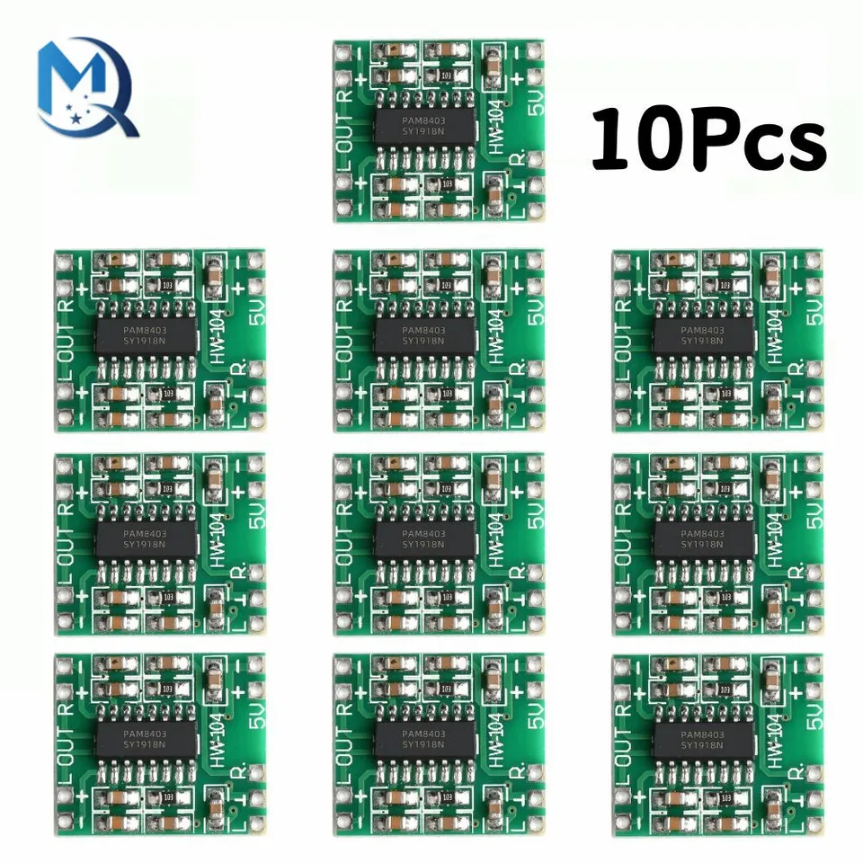 10ks/5ks 2,5 V až 5V Mini PAM8403 Výkonový zosilňovač doska 2 kanály 3W triedy D zvukový zosilňovač zvukového zosilňovača pre Arduino pre Arduino